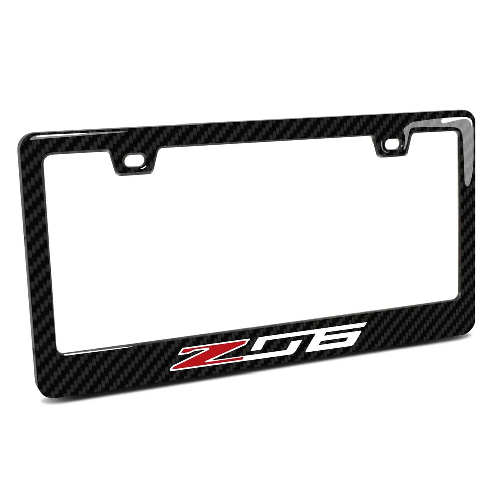 Chevrolet Corvette Z06 - Carbon Fiber License Plate Frame