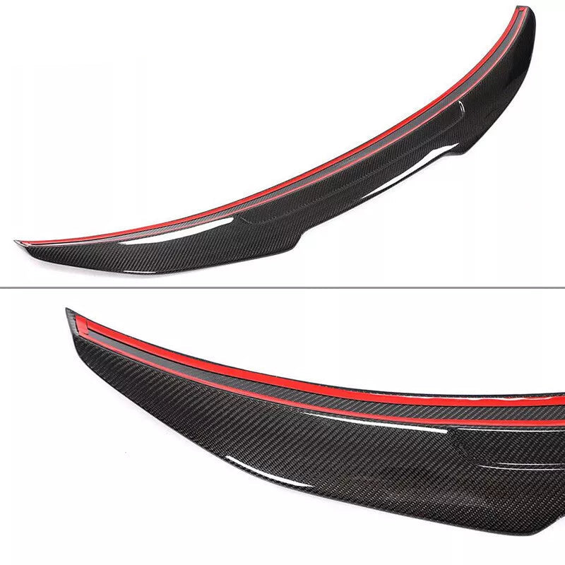 PSM Style Carbon Fiber Trunk Spoiler - 2014-23 Infiniti Q50 Q50S Sedan