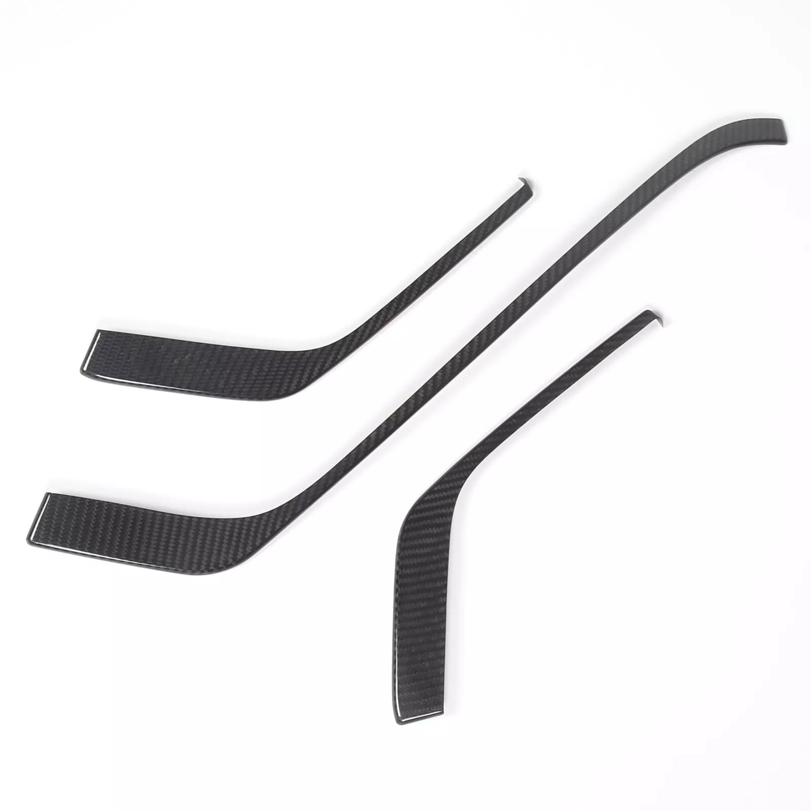 Carbon Fiber Dashboard L-shaped Trim Strip Cover - Corvette C8 20-24