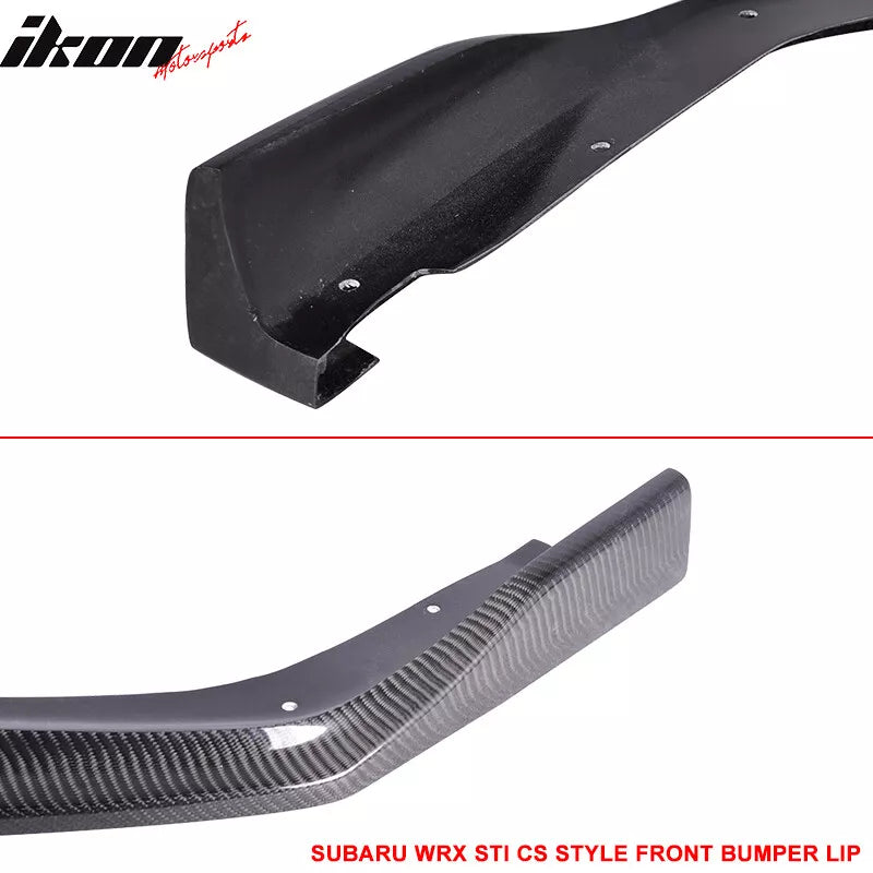 Carbon Fiber CS Front Lip - 15-17 Subaru WRX STI