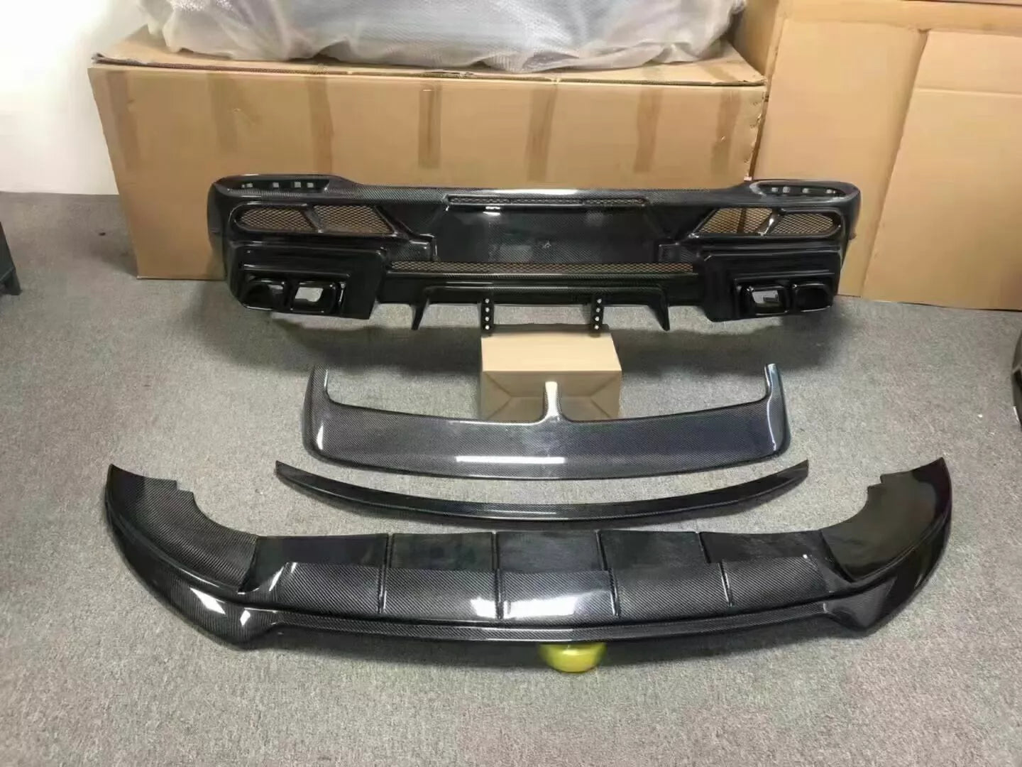 Carbon Fiber Aerodynamic Kit (4pc) - Mercedes GLE Coupe
