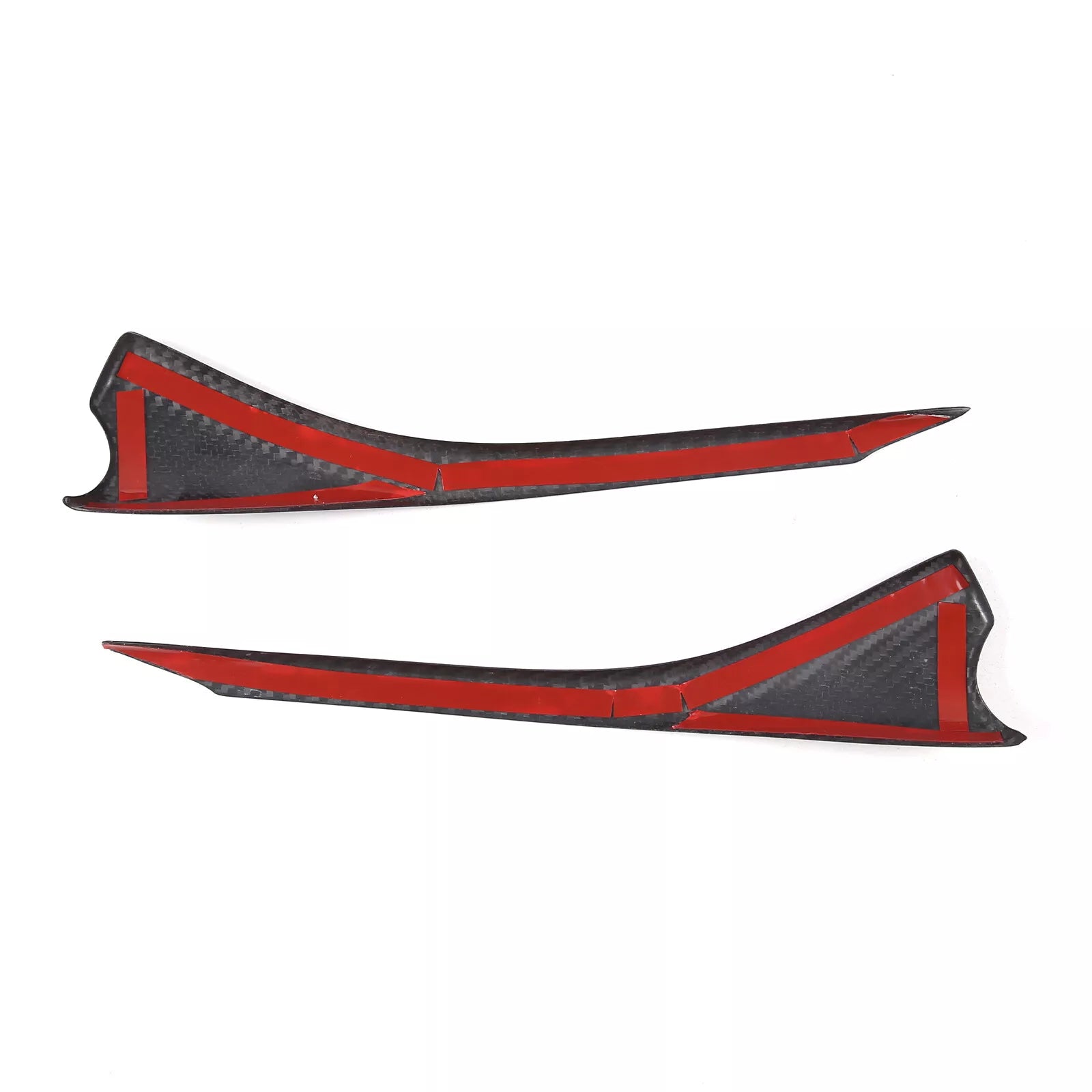 Carbon Fiber Door Inner A-pillar Trim Cover For Corvette C8 2020-2023