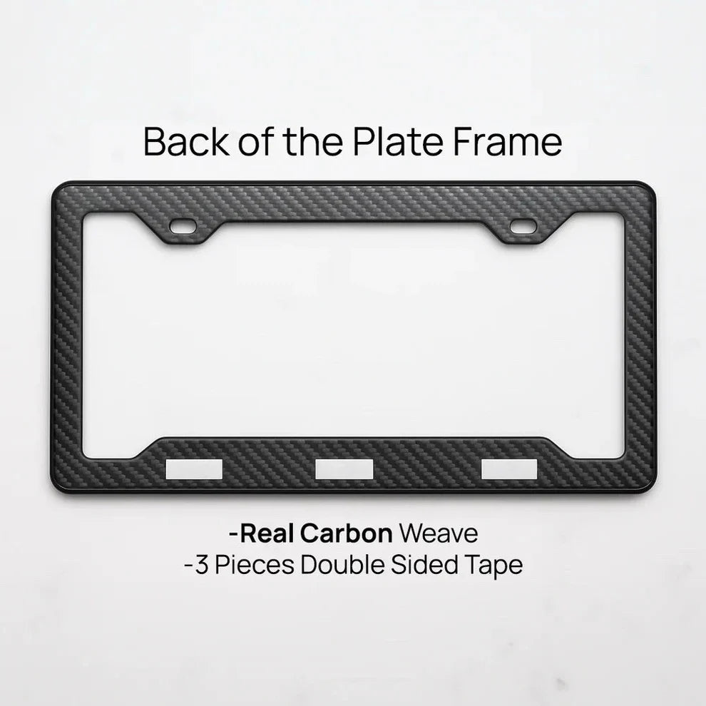 Lexus Fsport Carbon Fiber License Plate Frame