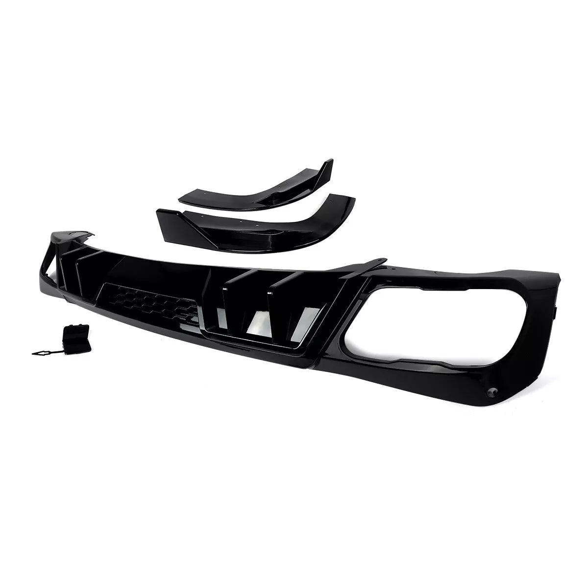 Gloss Black Competition Rear Diffuser - 2019-25 BMW X5 G05 M Sport