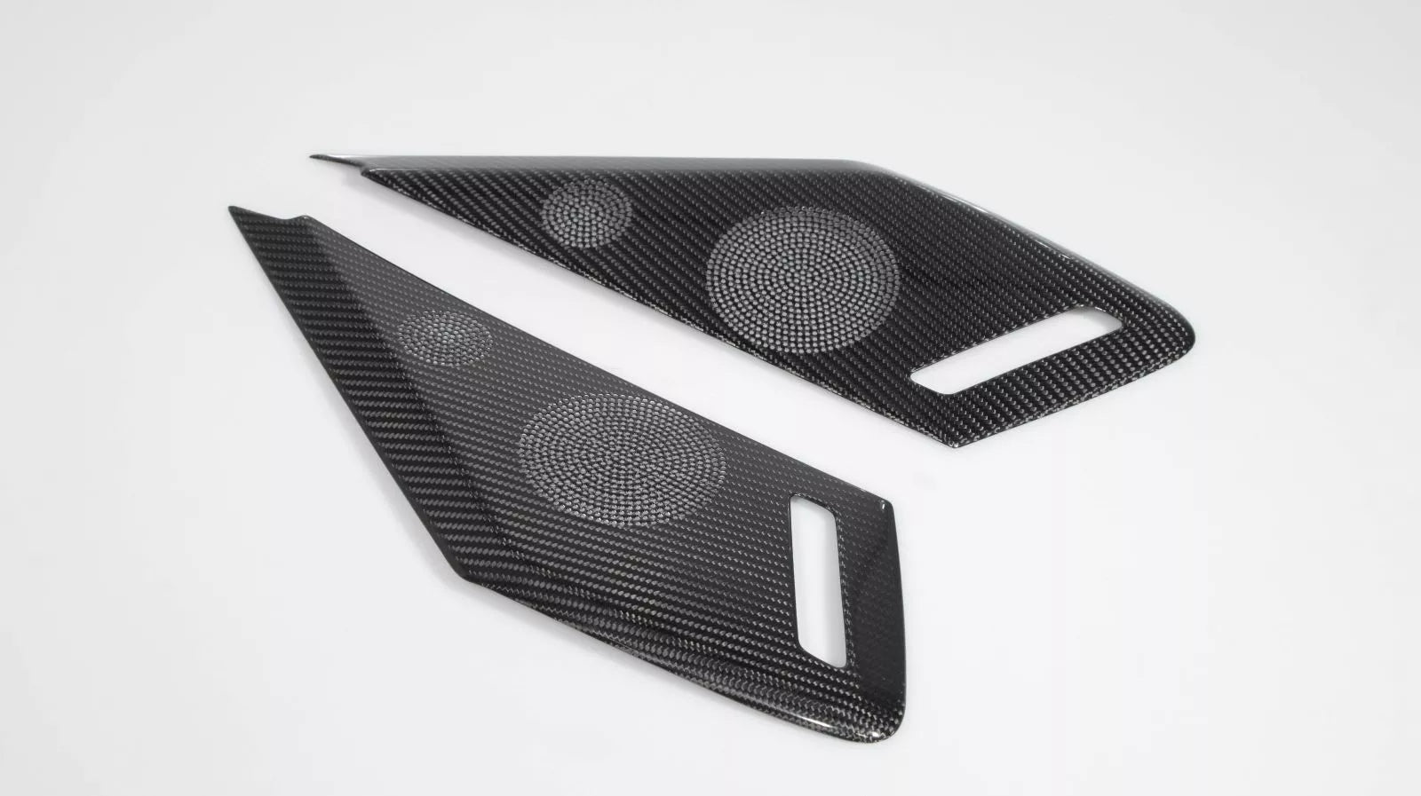Carbon Fiber Door Sound Speaker Cover Trim - Corvette C8 2020-2025