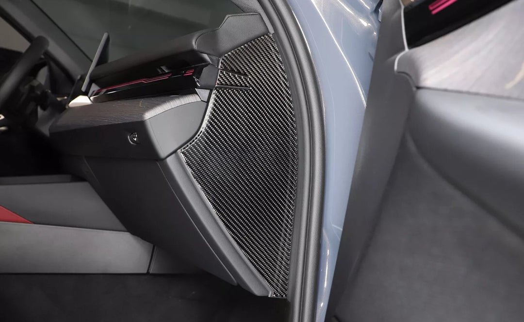 Carbon Fiber Dashboard Side Panel Trim - BMW 5 Series 530i G60 2024+