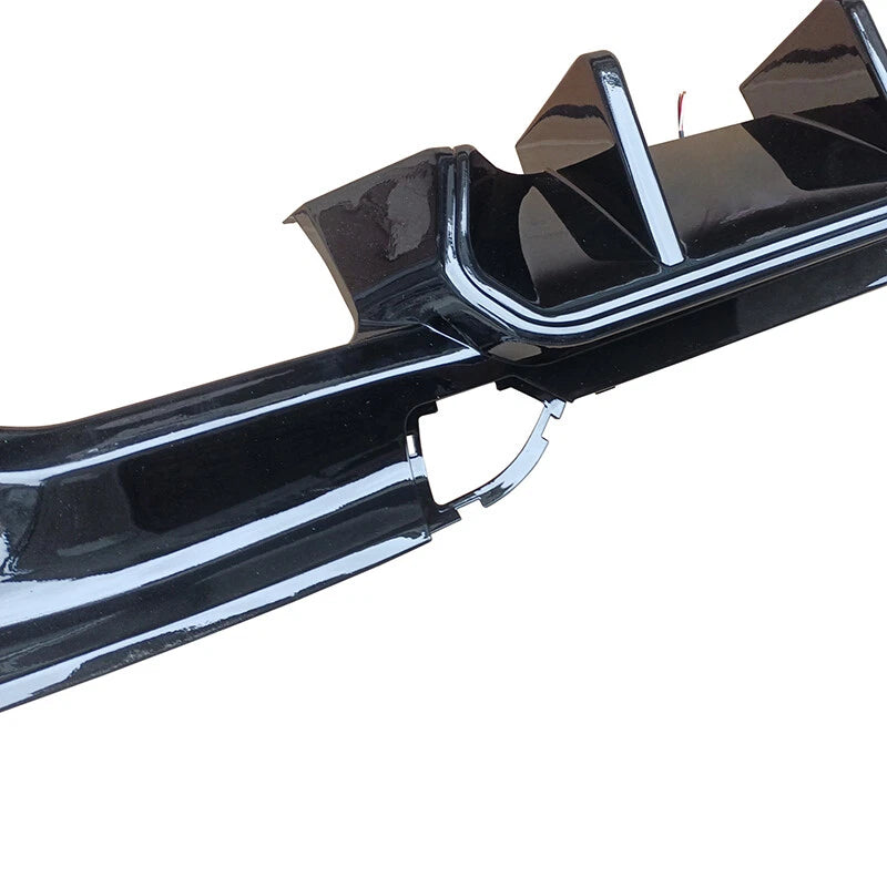 Gloss Black Rear Diffuser w/ Brakelight V2 - BMW X3 G01 M Sport