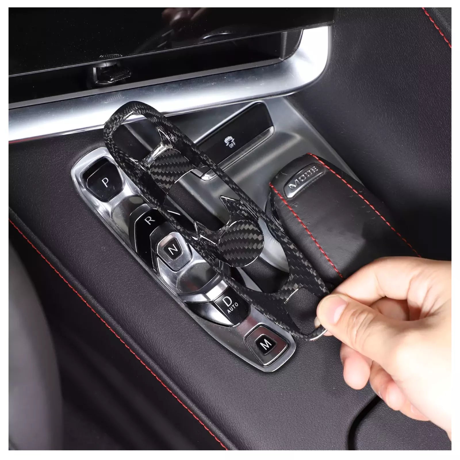 Carbon Fiber Interior Shifter Trim - Corvette C8