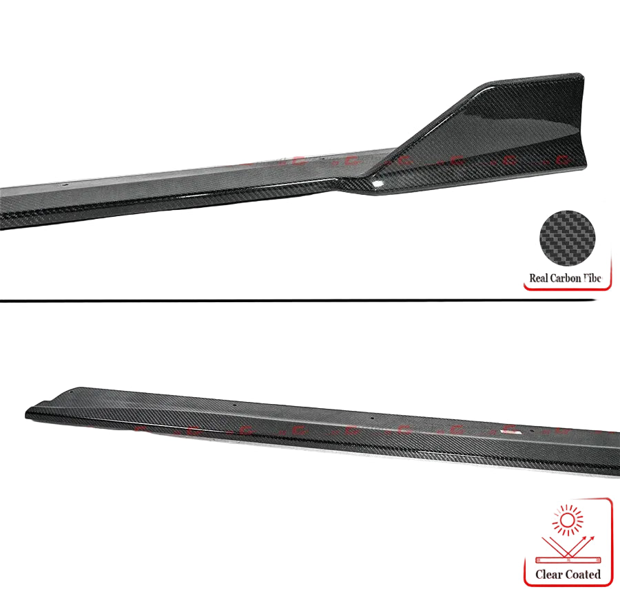 Carbon Fiber Winglet Side Skirt Extensions V2 - 2022-26 Toyota Subaru BRZ ZD8 GR86 ZN8