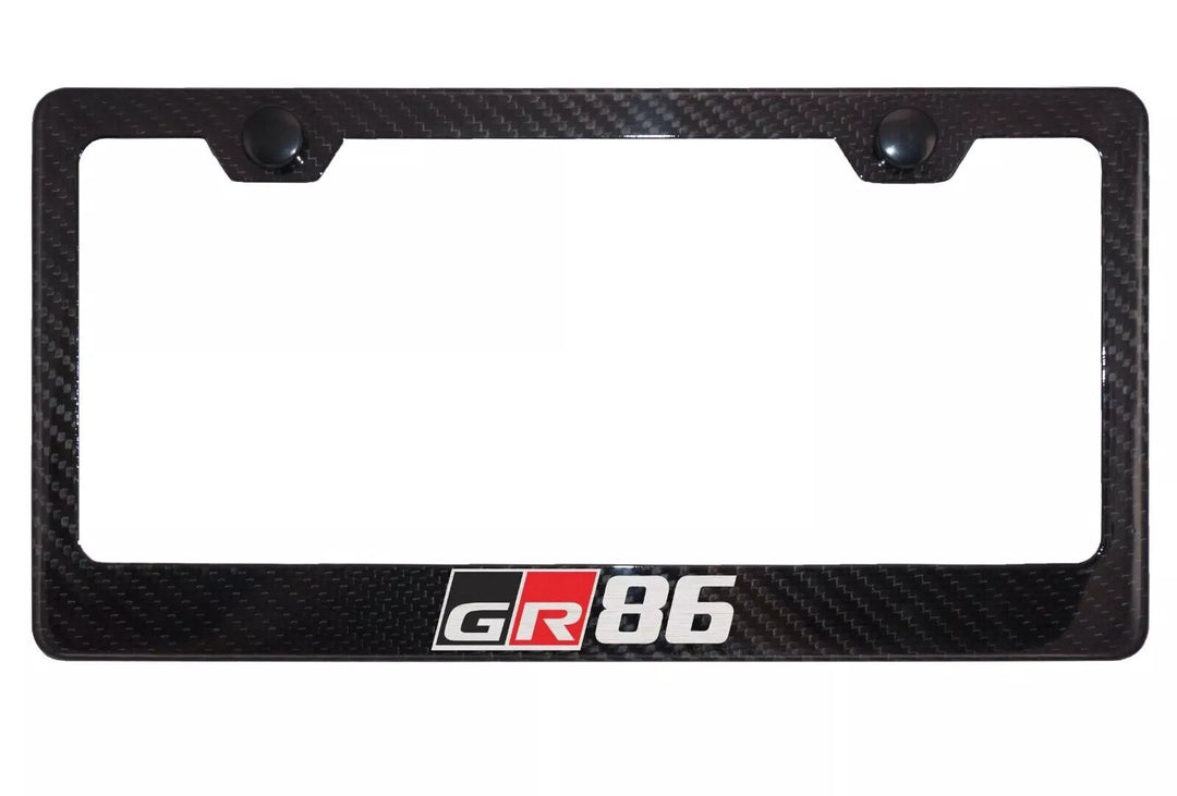 Toyota GR 86 Carbon Fiber License Plate Frame