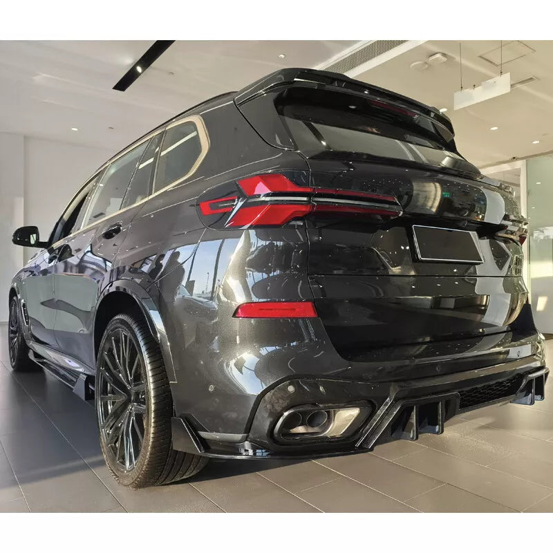 Gloss Black Competition Rear Diffuser - 2019-25 BMW X5 G05 M Sport