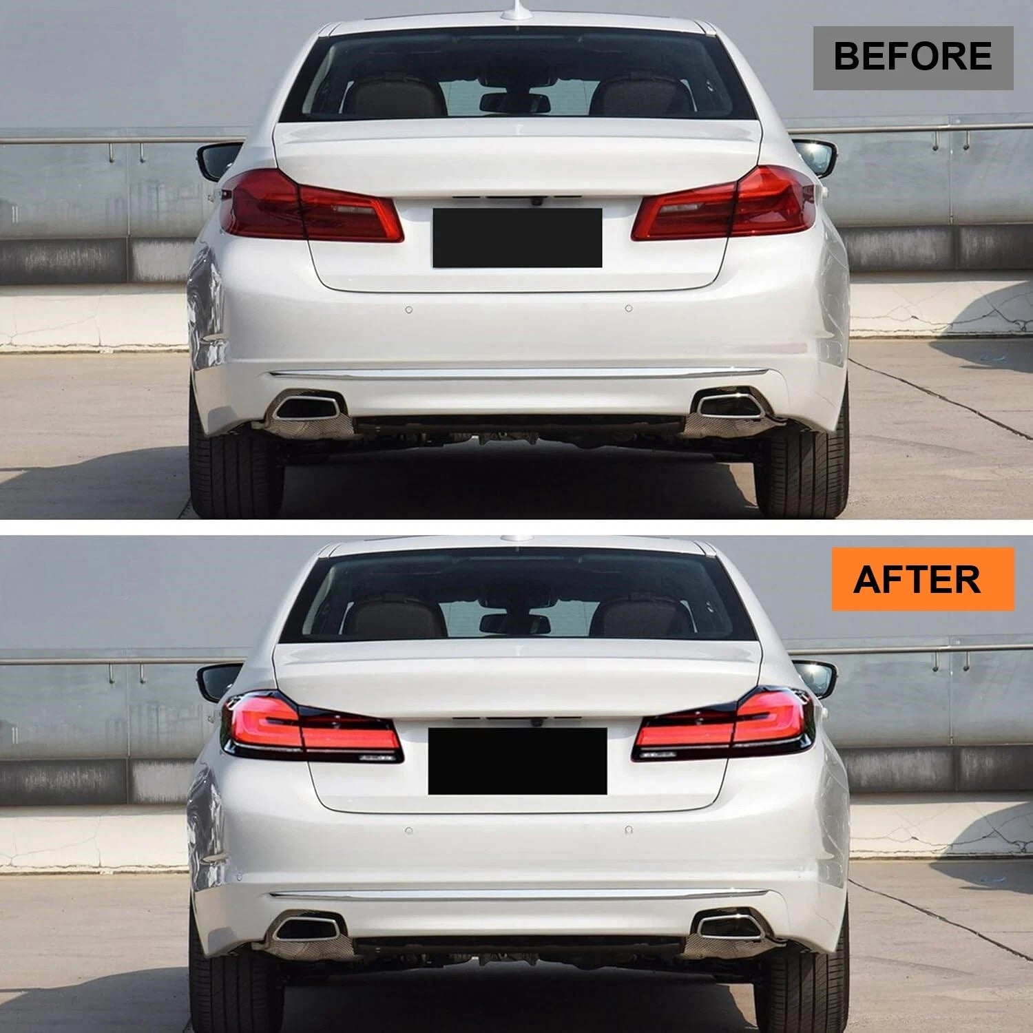 Clear LED Rear Tail Lights - BMW F90 M5 & G30 5 Series