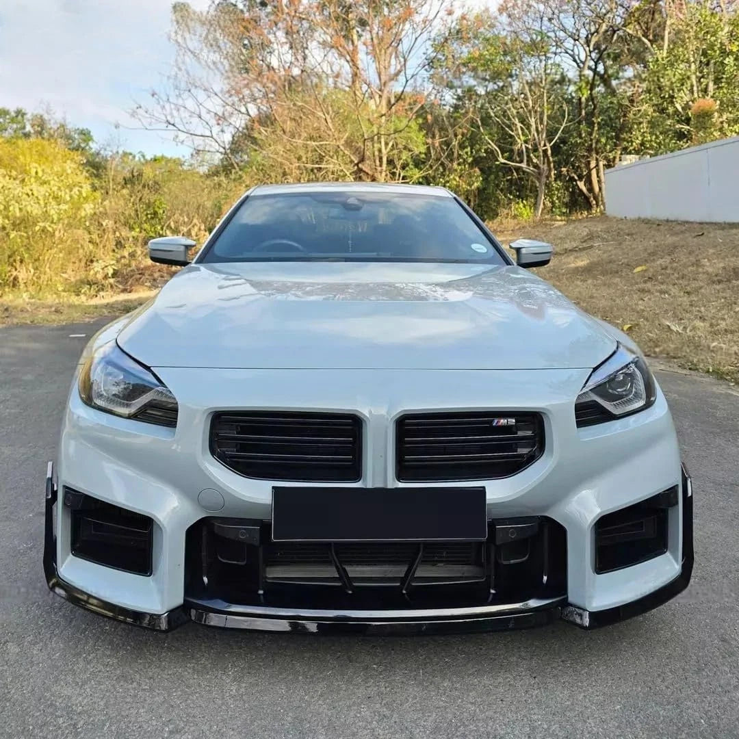 Gloss Black MP Style Front Splitter lip - BMW M2 G87