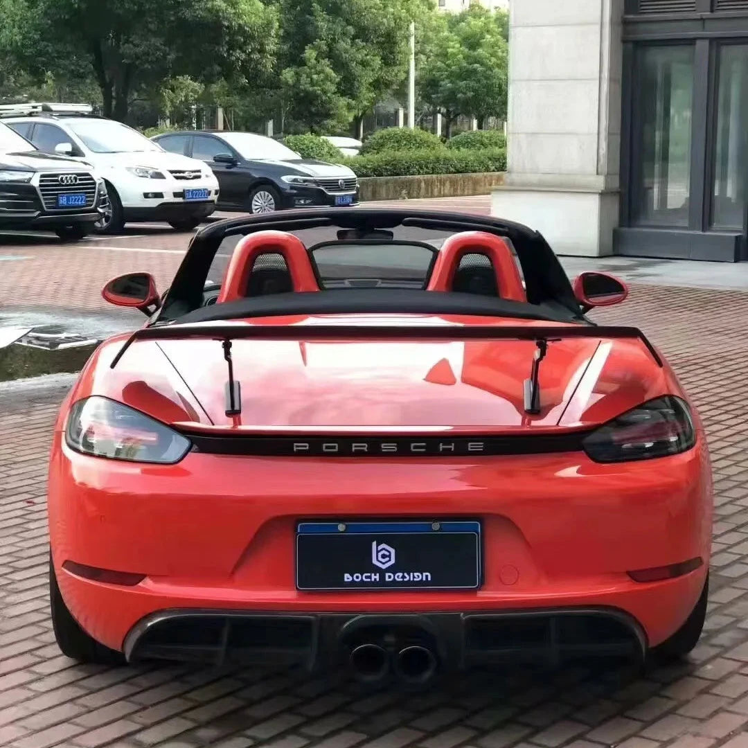 V1 Carbon Fiber Wing - Porsche 981 718 Cayman & Boxman