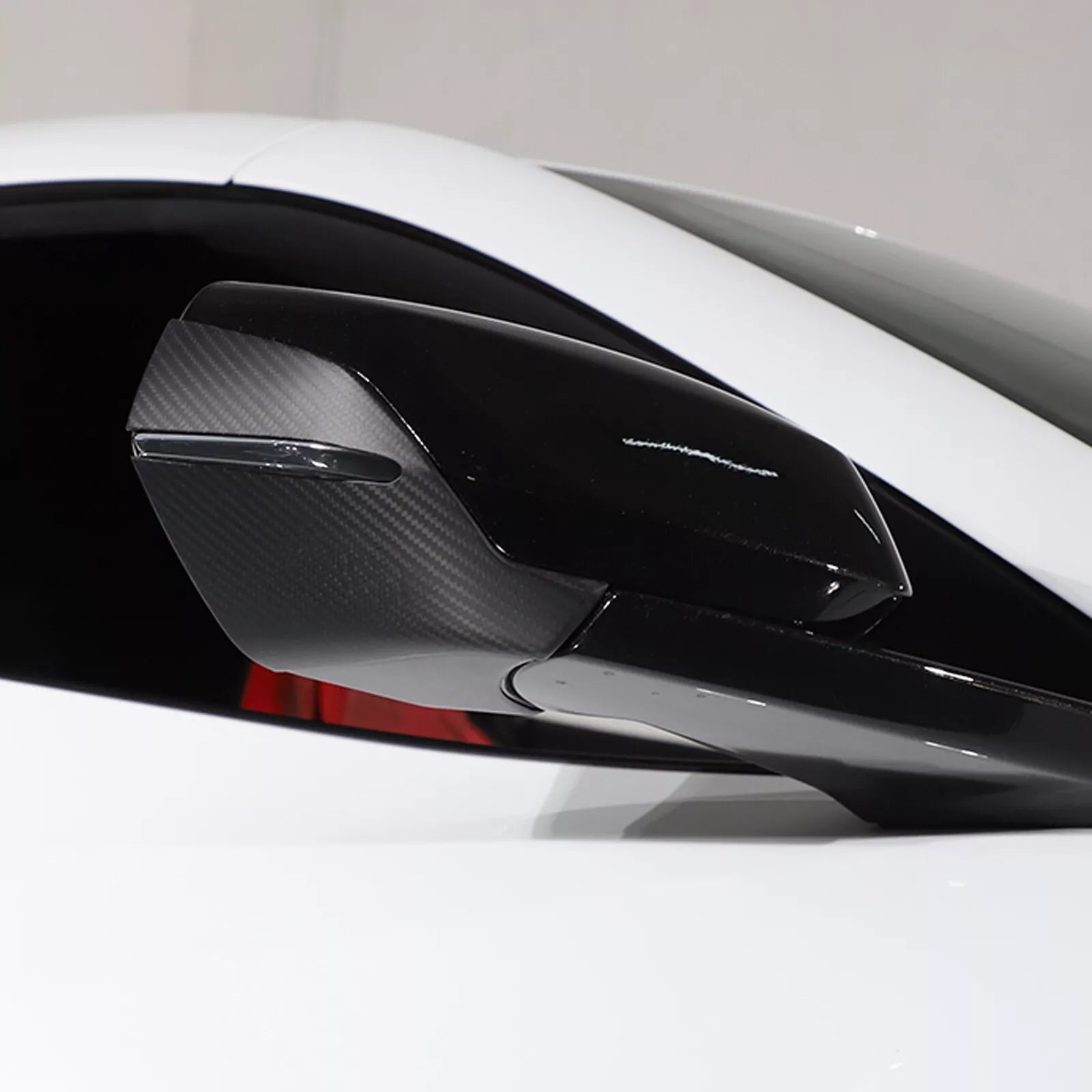 Carbon Fiber Side Lower Mirror Cover -  Chevrolet Corvette C8 Stingray Z51 Z06