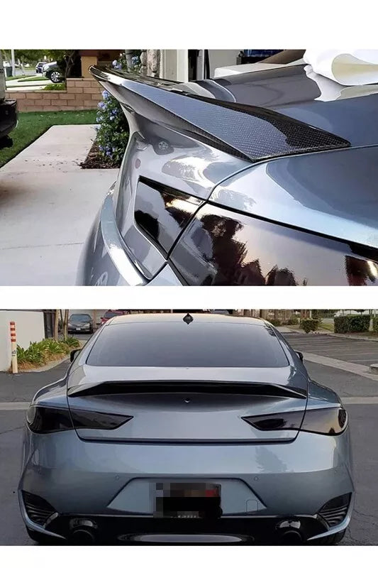 Carbon Fiber Rear Trunk Spoiler DuckBill - Infiniti Q60 Coupe 2017-2019