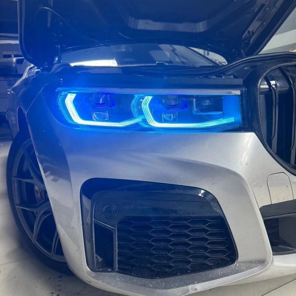 CSL Yellow Headlight DRL Modules - BMW 7 Series G11 G12 LCI 740i 750i