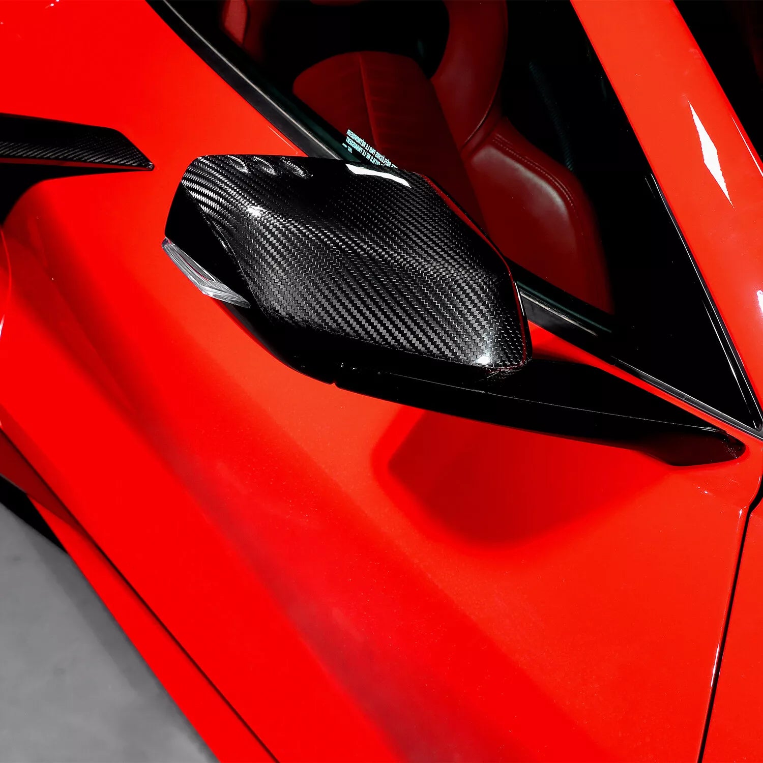 Carbon Fiber Mirror Caps -  Corvette C8 20-22