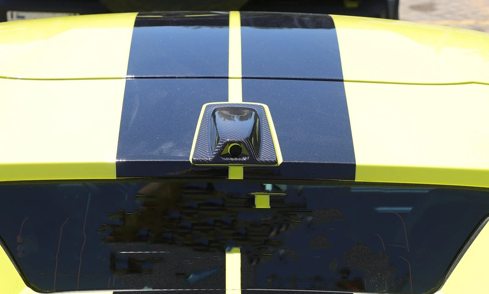 Carbon Fiber Convertible Roof Camera Cover Trim - Corvette C8