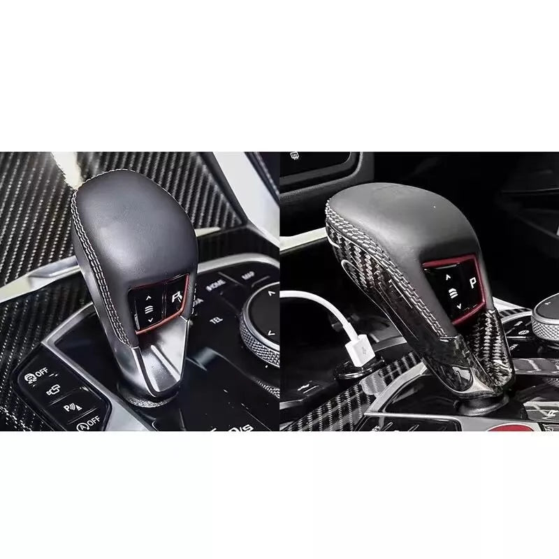 Carbon Fiber Gear Shift Knob Cover - BMW G87 G80 G82 G83 X3M X4M X5M