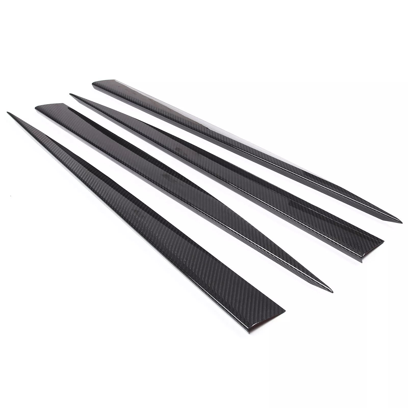 Carbon Fiber Side Skirt Trim Strip - Corvette C8 Stingray Coupe 2020-2025