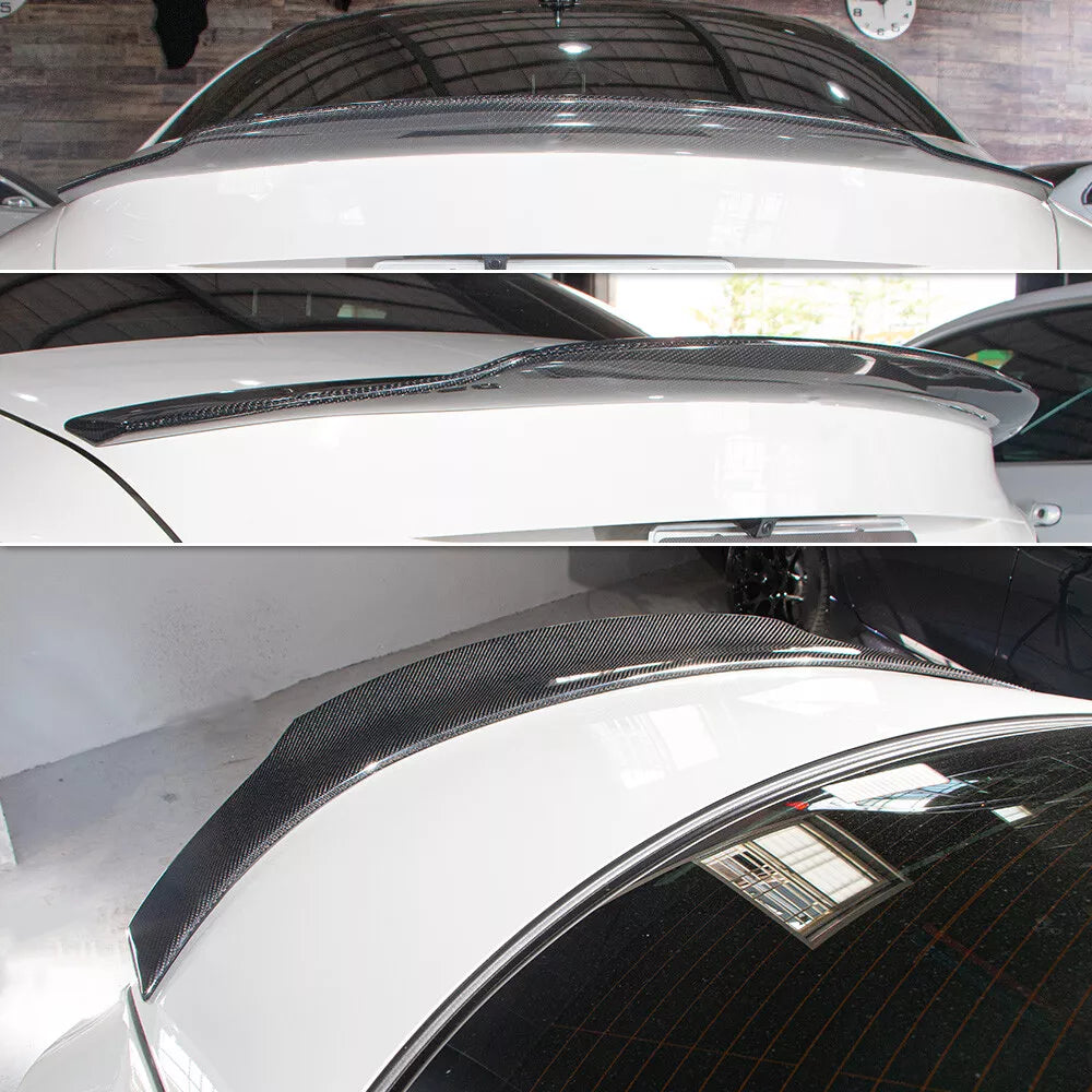 R Style Carbon Fiber Spoiler - 2017-2022 Infiniti Q60 Q60S Coupe