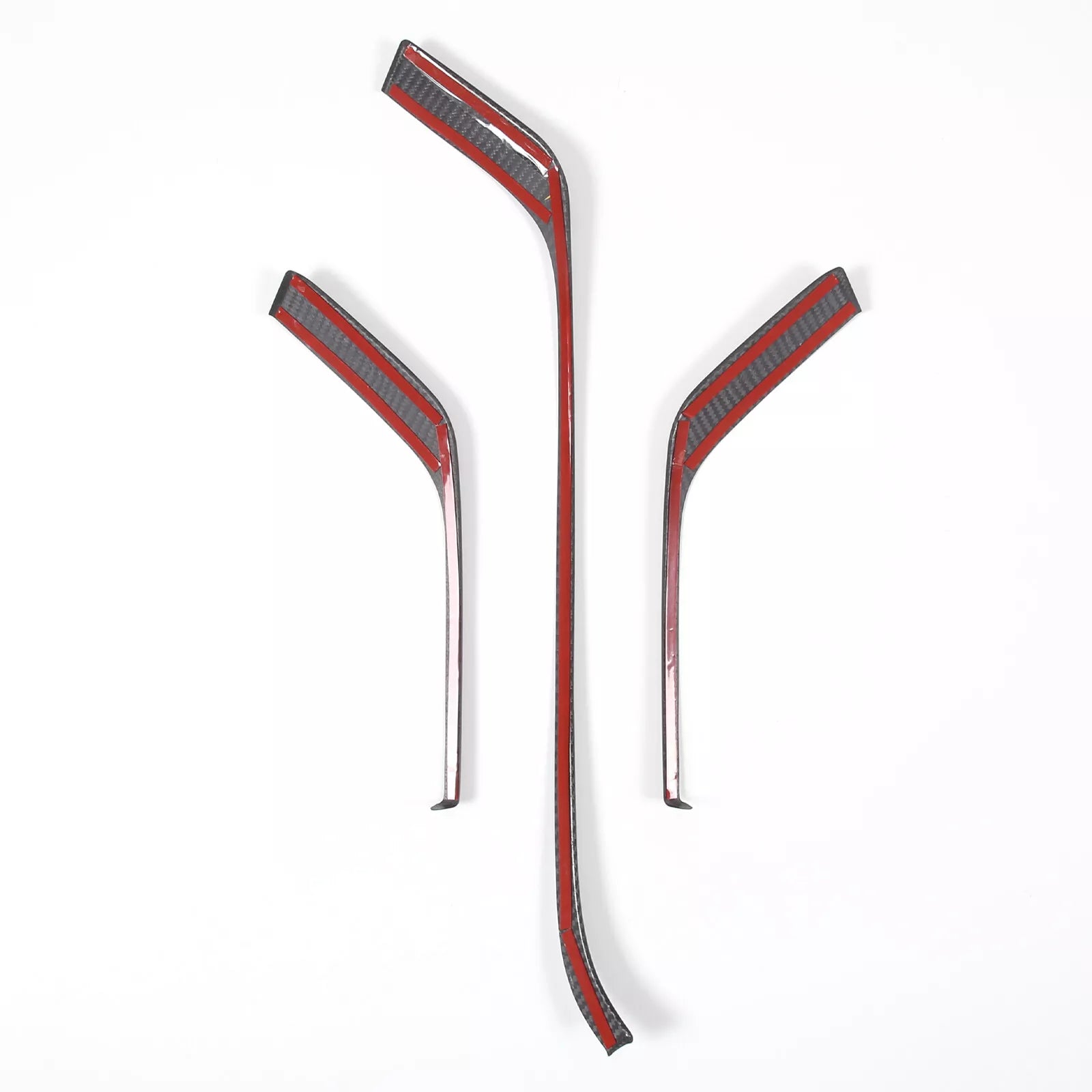 Carbon Fiber Dashboard L-shaped Trim Strip Cover - Corvette C8 20-24