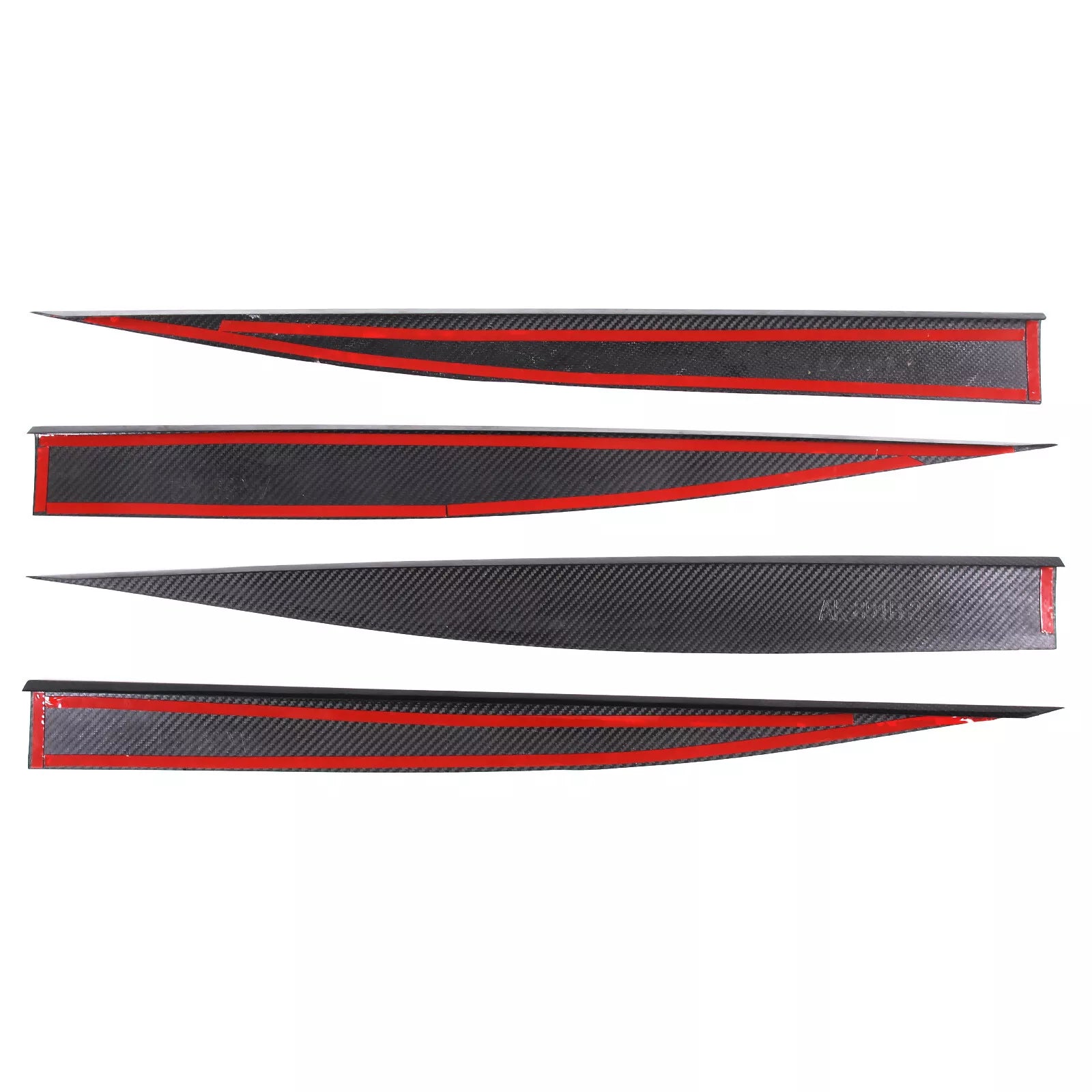 Carbon Fiber Side Skirt Trim Strip - Corvette C8 Stingray Coupe 2020-2025
