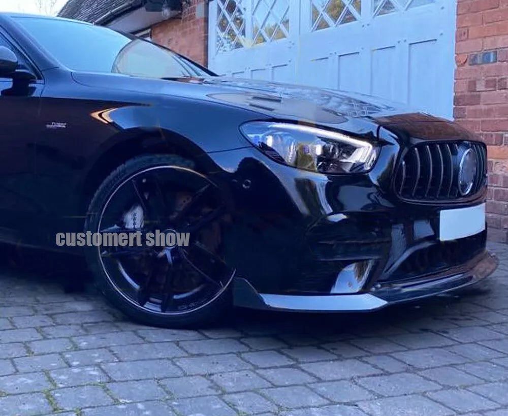 Carbon Fiber Front Lip - Benz W213 E350 E450 E53 2020-2023