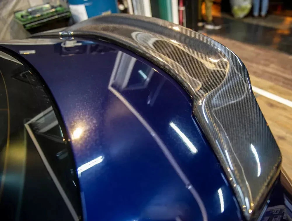 R Style Carbon Fiber Spoiler - Mercedes Benz W205 C Class