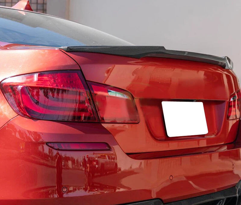 Carbon Fiber V Style Rear Trunk Spoiler - 11-17 BMW 5-Series F10