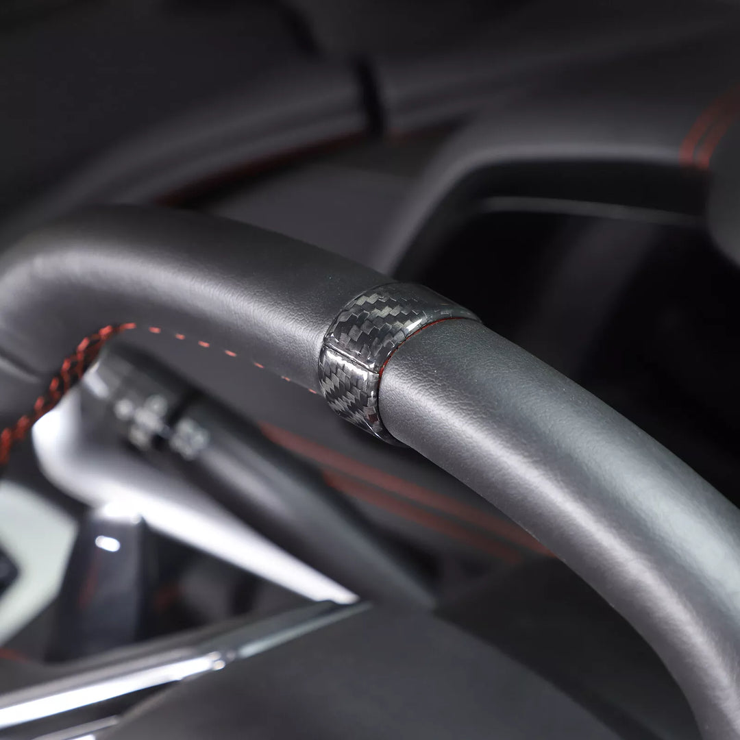 Carbon Fiber Steering Wheel Cover Trim Ring - Corvette C8 2020-2024