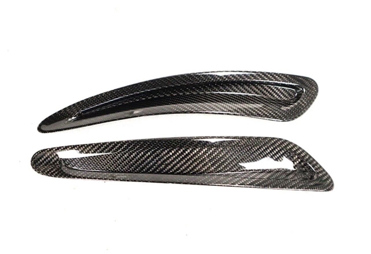 Carbon Fiber Hood Vent Scoop Trims - Toyota A90 Supra