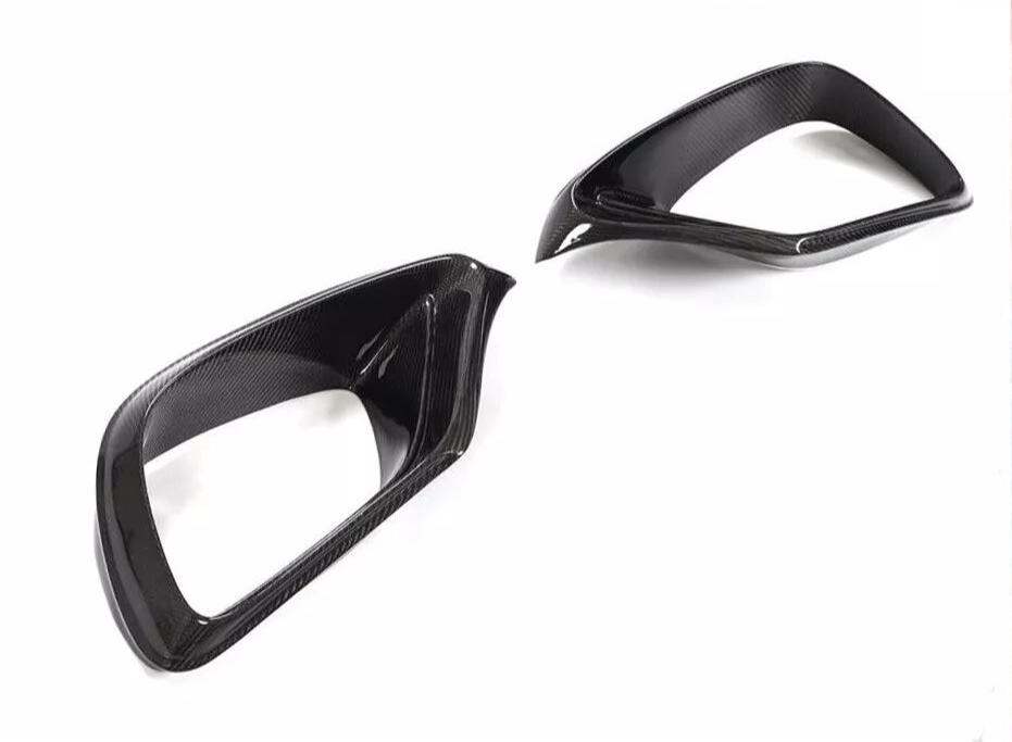 Carbon Front Splitter Lip & Air Vent Cover - Mercedes Benz W213 S213 E63 S 2016-2020