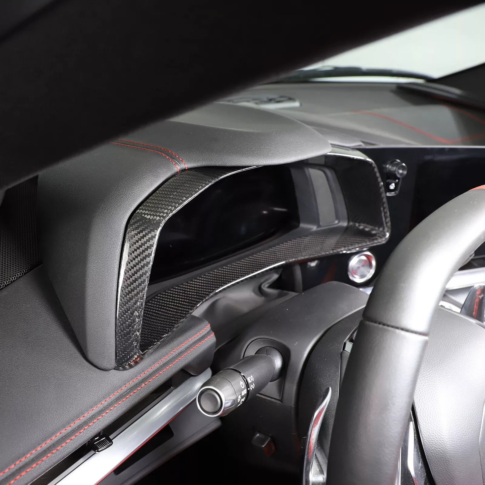 Carbon Fiber Instrument Gauge Cluster Cover - Corvette C8 Z51 Z06