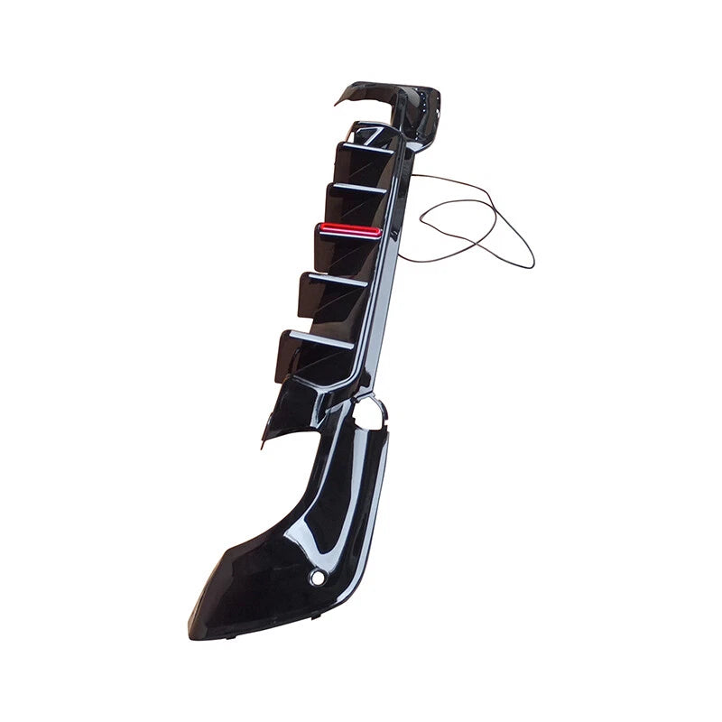 Gloss Black Rear Diffuser w/ Brakelight V2 - BMW X3 G01 M Sport