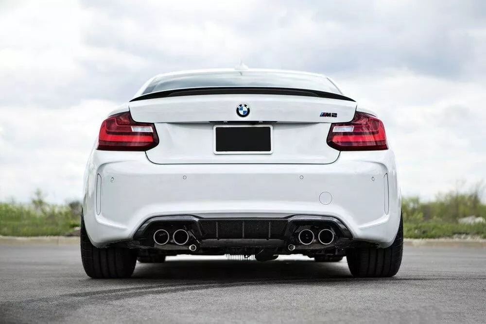 MP  Carbon Fiber Rear Bumper Diffuser - BMW F87 M2 Coupe 16-20