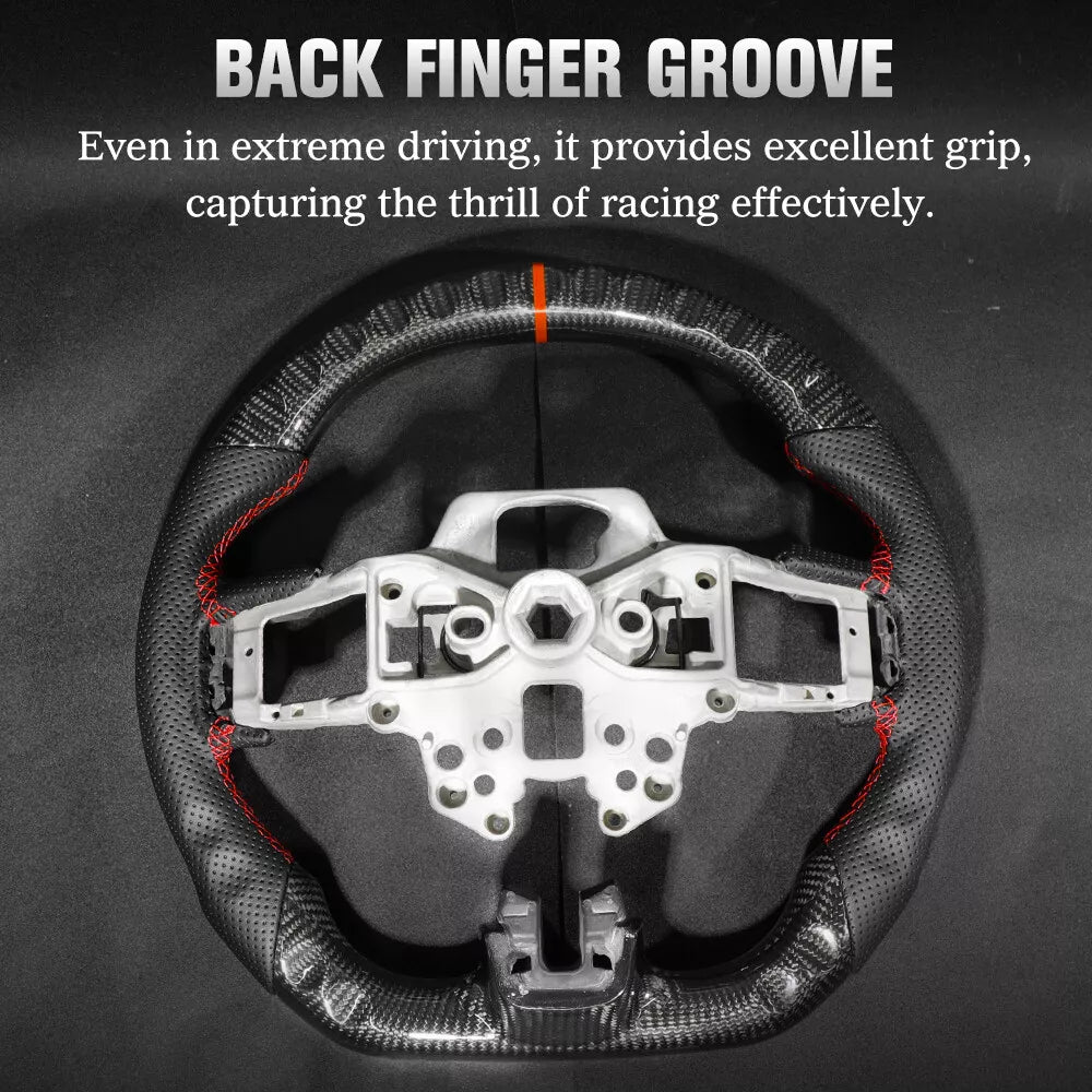 Carbon Fiber Steering Wheel Ford Mustang GT 2018-2023