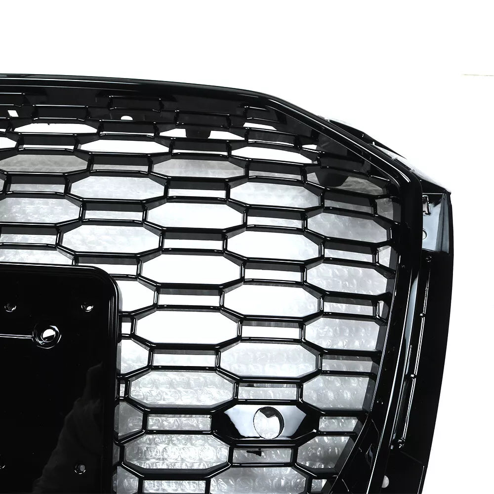 Gloss Black RS5 style Front Bumper Grille -  Audi A5 S5 B9 2017-2019