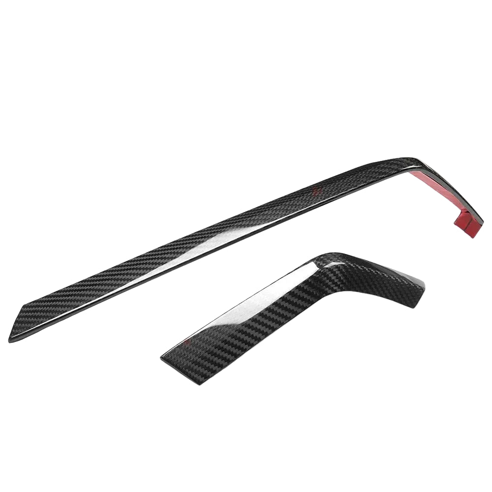 Carbon Fiber Dash Navigation Display Screen Upper Trim - Corvette C8 Z06 Stingray 26