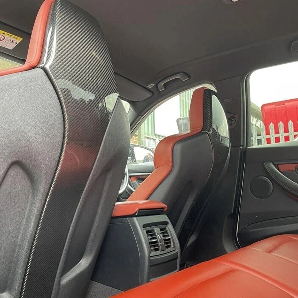 Carbon Fiber Seat Back Cover Set - BMW F80 M3 & F82 / F83 M4