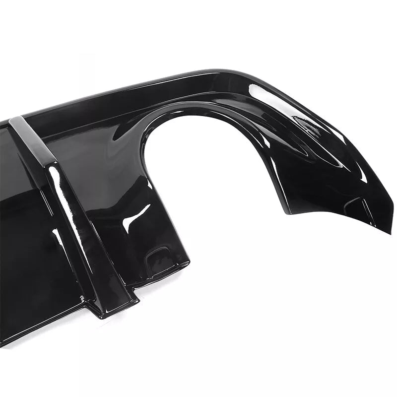 Gloss Black Rear Diffuser W/ Brake Light + Apron Spat - 2020-2023 Charger Widebody