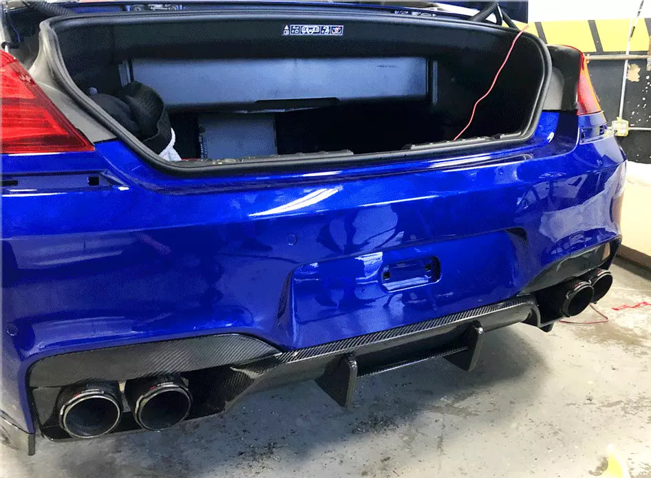 Aggresive Carbon Fiber Rear Diffuser -  BMW F06 F12 F13 M6 / 6 Series 13-19