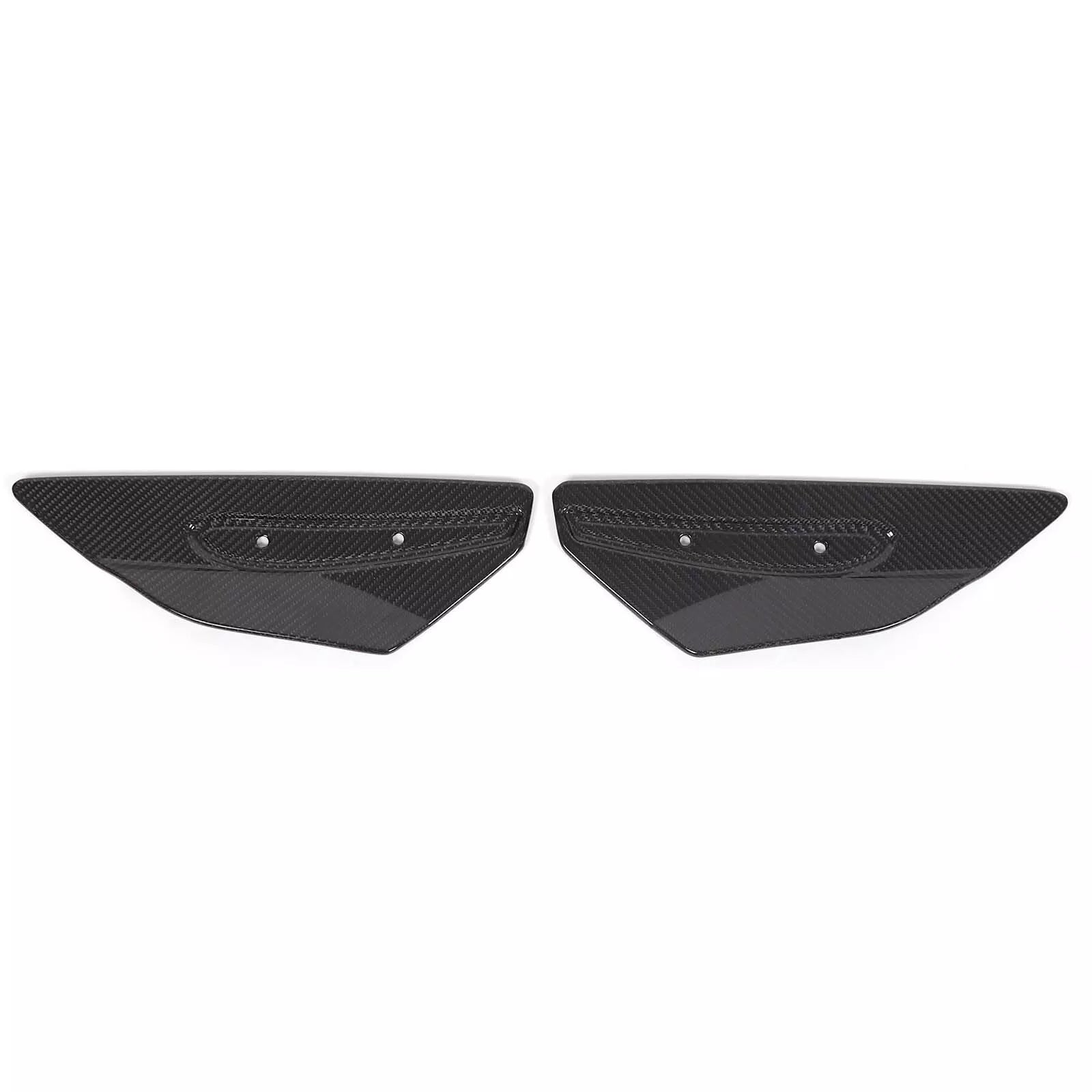Carbon Fiber Side Spoiler Wing Winglets - 2020-2024 Corvette C8