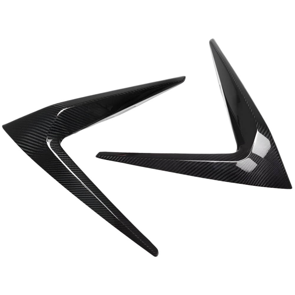 Carbon Fiber Fog Light Cover Lower Bumper Side Trim - Lexus IS 300 350 500 2021-2025