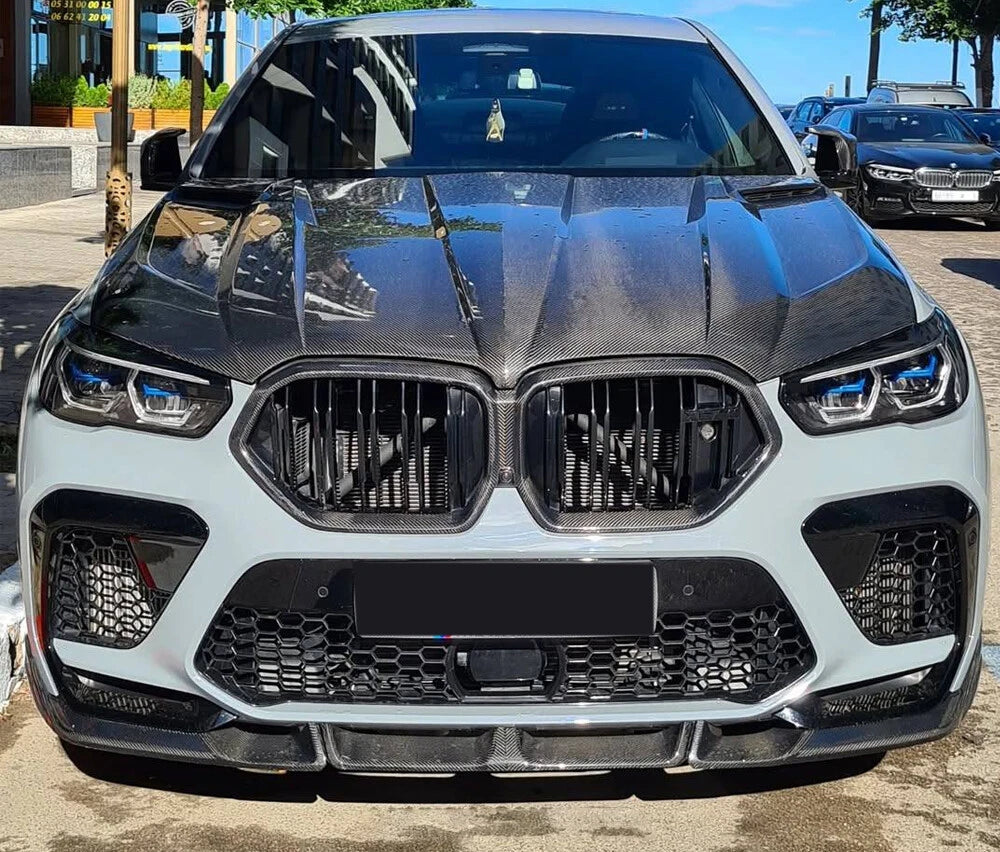LD Style Carbon Fiber Engine Hood Bonnet - BMW X5M F95 X6M F96 X5 G05 X6 G06
