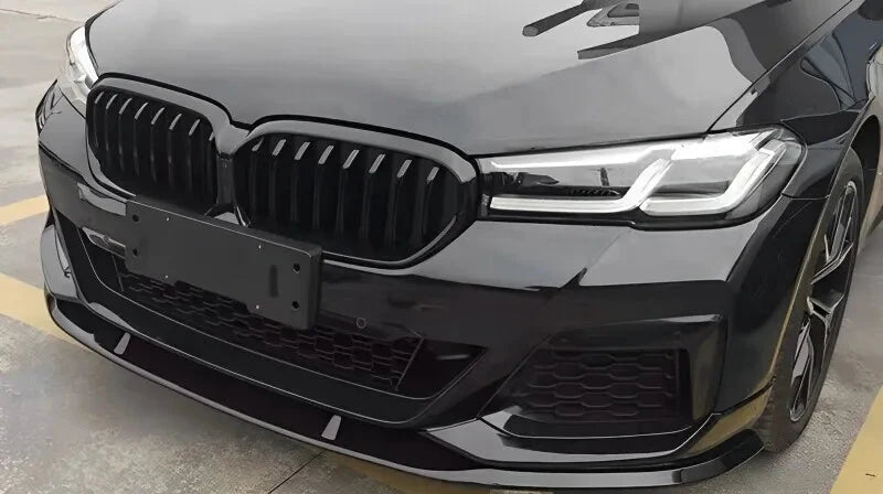 3D Style Gloss Black Front Lip - BMW 5 Series G30 G31 M Sport