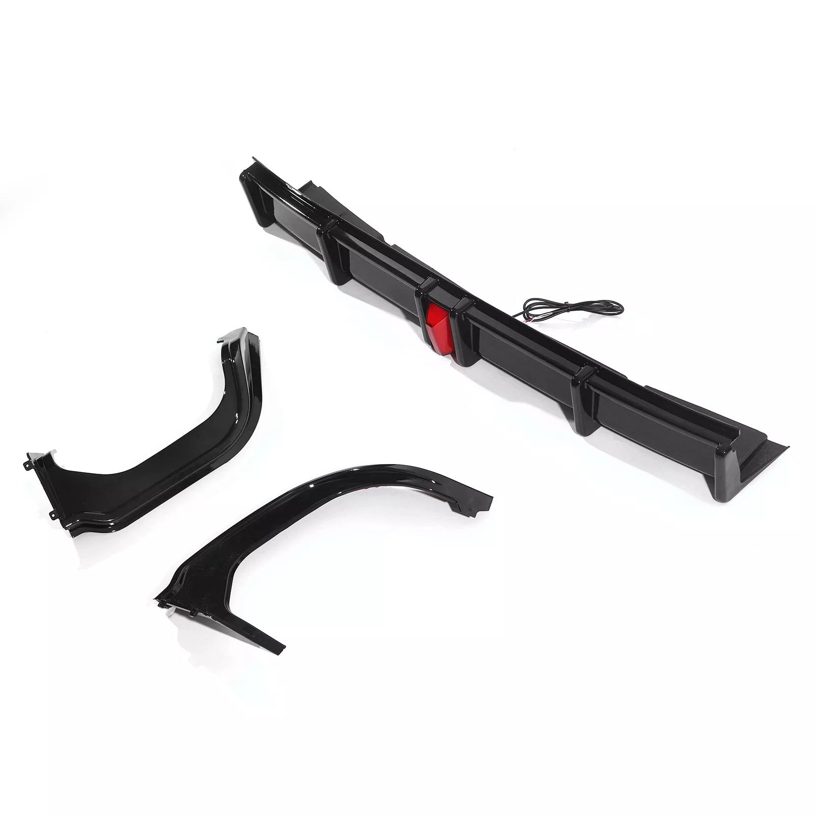 Gloss Black Diffuser W/ LED - Honda Accord 2018-2022