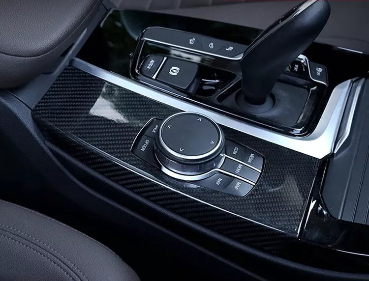 Carbon Fiber idrive Knob Panel Cover - G01 X3 / G02 X4