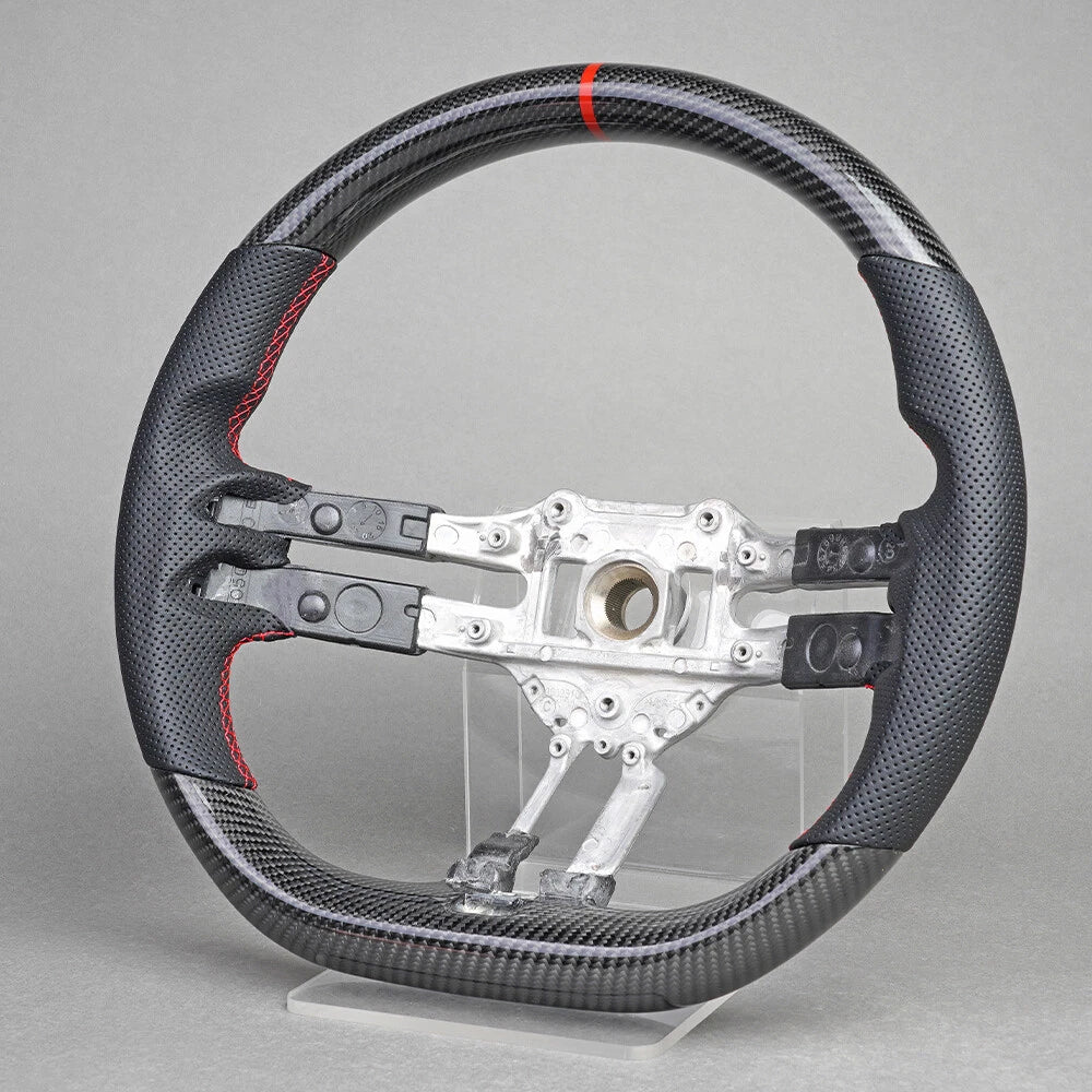 Carbon Fiber Steering Wheel Core w/ red accents - Mercedes-Benz C63 S63 S65 GLA35 AMG 21-24